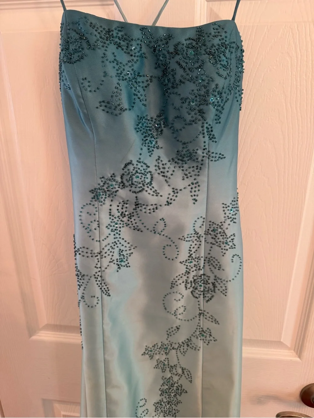 Jump Teal Ombre Spaghetti Strap Maxi Dress - Picture 2 of 4